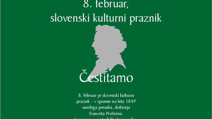 Prešernov dan, slovenski kulturni praznik 2022