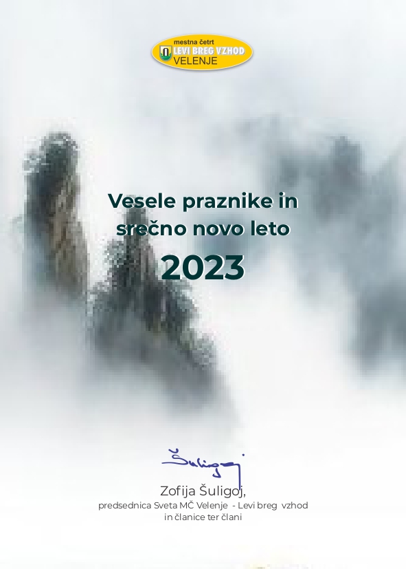 Vesele praznike in srečno novo leto 2023