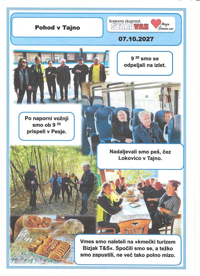 Pohod v Tajno