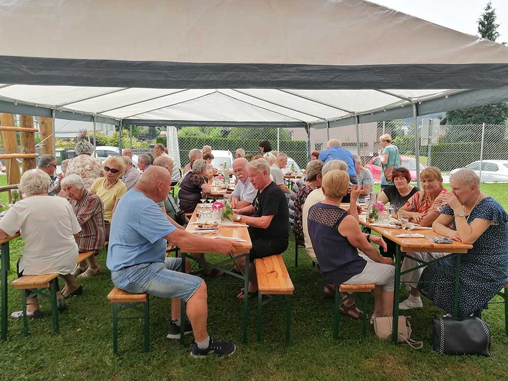 Srečanje krajank in krajanov, starejših nad 69 let KS Stara vas